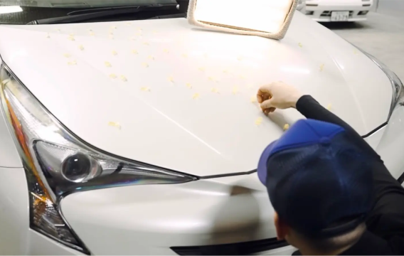 写真:ガラス破損